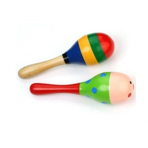 2pk Wooden Mexican Maracas