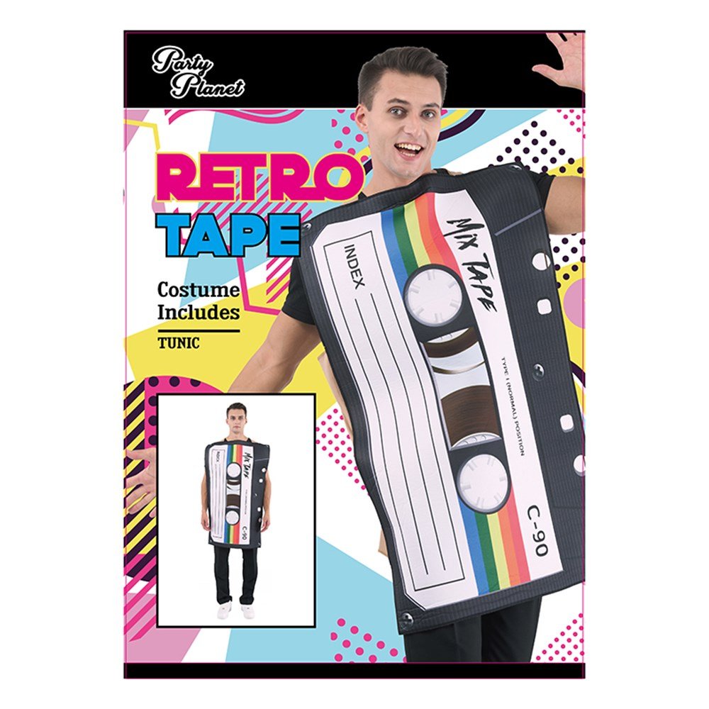80's Retro Tape Cassette Costume