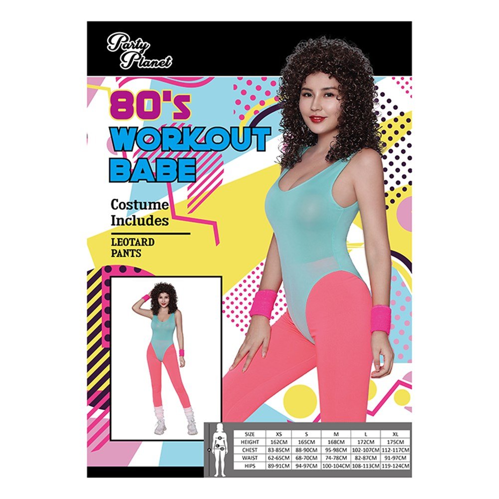 80's Workout Lady Costume