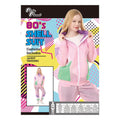 Adult 1980s Style Shell Suit Tracksuit Pink