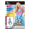 Adult 80's Style Shell Suit Tracksuit Blue