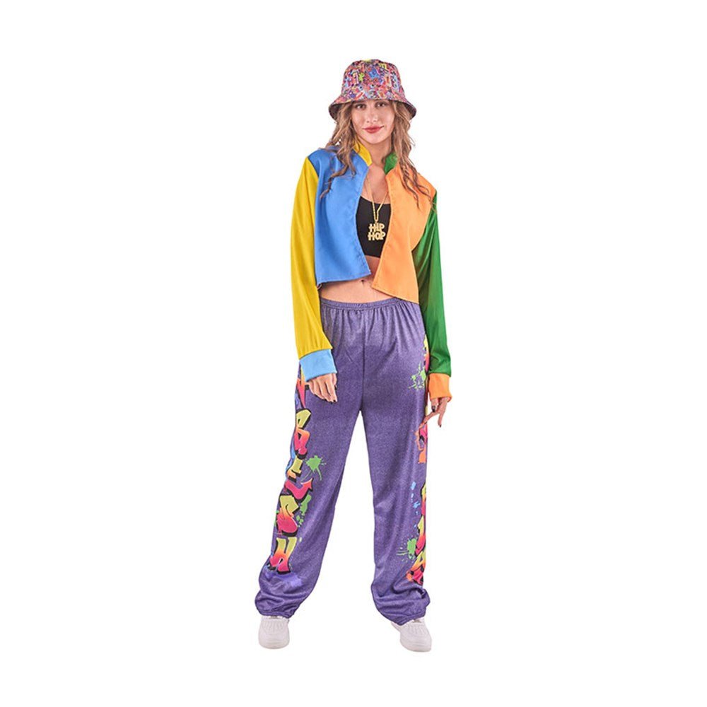 Adult 90s Rapper Style Hip Hop Girl Costume