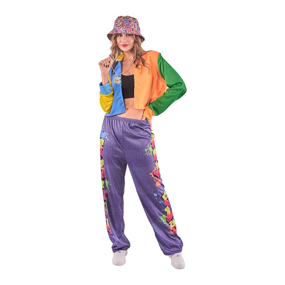 Adult 90s Rapper Style Hip Hop Girl Costume