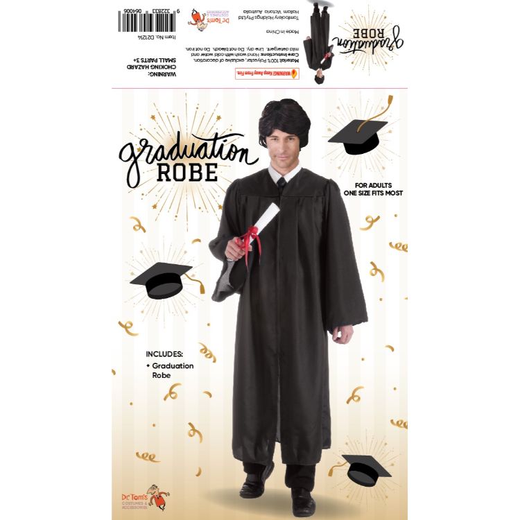 Adult Black Graduation Robe