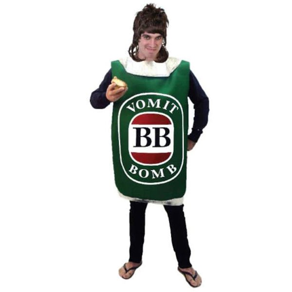 Adult Bogan Beer Can Costume – “Vomit Bomb”