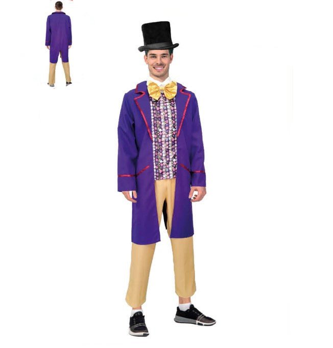 Adult Book Week Fairytale Chocolatier Willy Wonka Costume