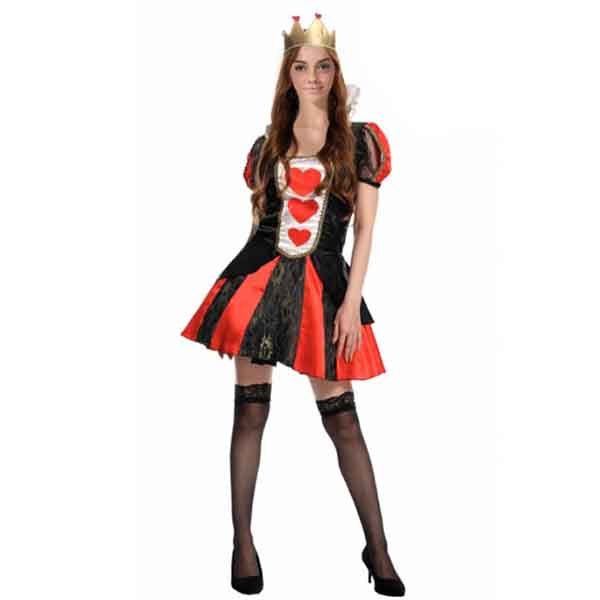 Adult Queen of Hearts Costume – Alice in Wonderland Book Week Outfit