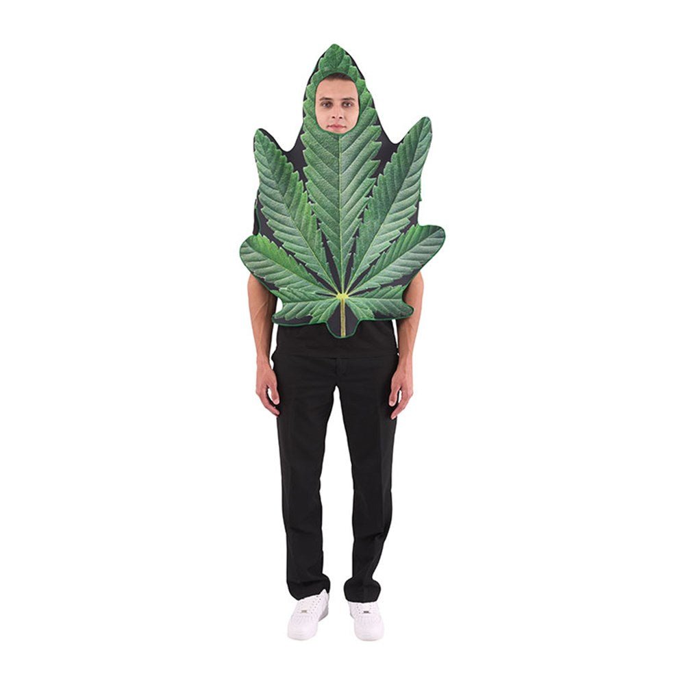 Adult Cannabis Leaf Marijuana Novelty Costume