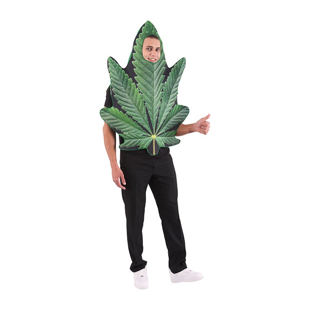 Adult Cannabis Leaf Marijuana Novelty Costume