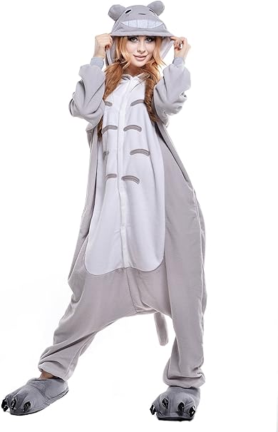 Adult Cheese Grey Cat Animal Onesie