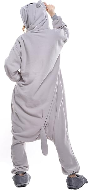 Adult Cheese Grey Cat Animal Onesie