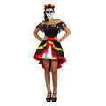 Adult Day of the Dead Lady Costume – Halloween Fancy Dress