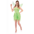 Adult Tinker Bell Costume – Green Fairy Dress with Wings for Book Week & Fancy Dress