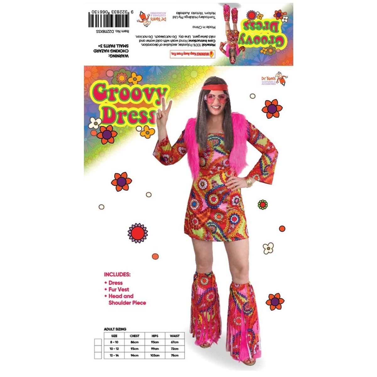 Adult Groovy Lady Dress Costume