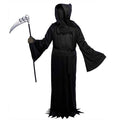 Adult Grim Reaper Costume – Grave Ghoul Halloween Robe with Hood & Gloves