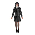 Adult Halloween Wednesday Addams Family Lady's School Uniform Costume