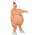 Adult Inflatable Christmas Roast Chicken Turkey Costume