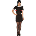 Adult Little Miss Wednesday Adam Family Costume – Gothic Halloween Dress
