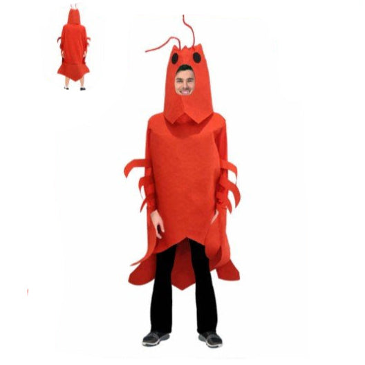 Adult Lobster Costume – Funny Seafood Fancy Dress Outfit