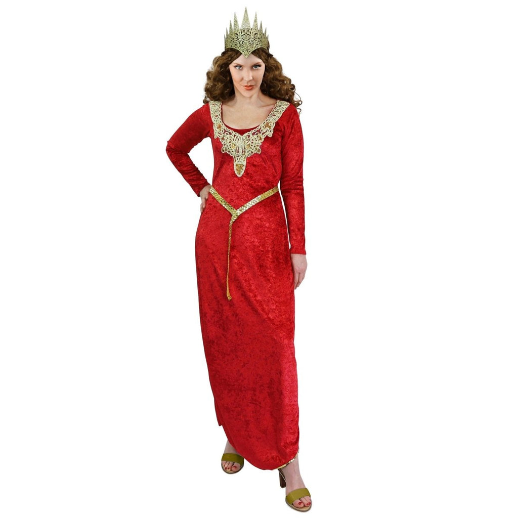 Adult Medieval Queen Costume – Red