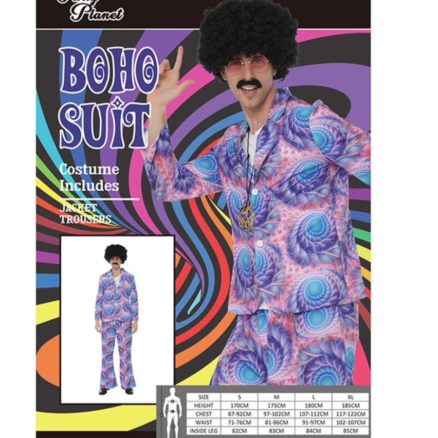 Adult Men Boho Suit Hippie Costume