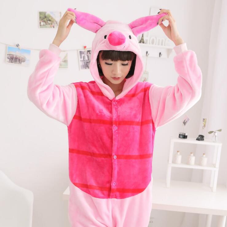 Adult Pink Pig Animal Onesie