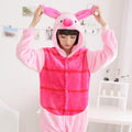 Adult Pink Pig Animal Onesie