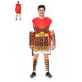 Adult Roman Gladiator Costume Men's Ancient Warrior Outfit