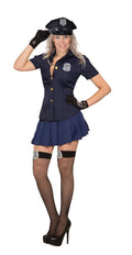 Adult Sexy Police Shirt Costume – Women’s Cop Fancy Dress Outfit