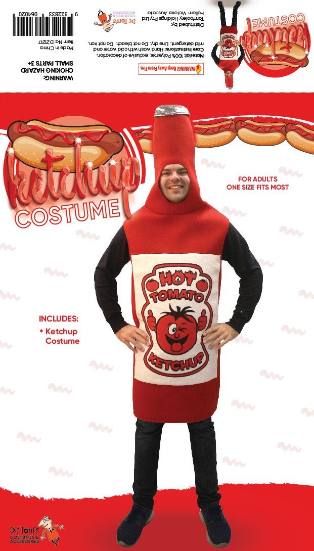 Adult Tomato Ketchup Costume