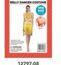 Adult Yellow Belly Dancer Costume