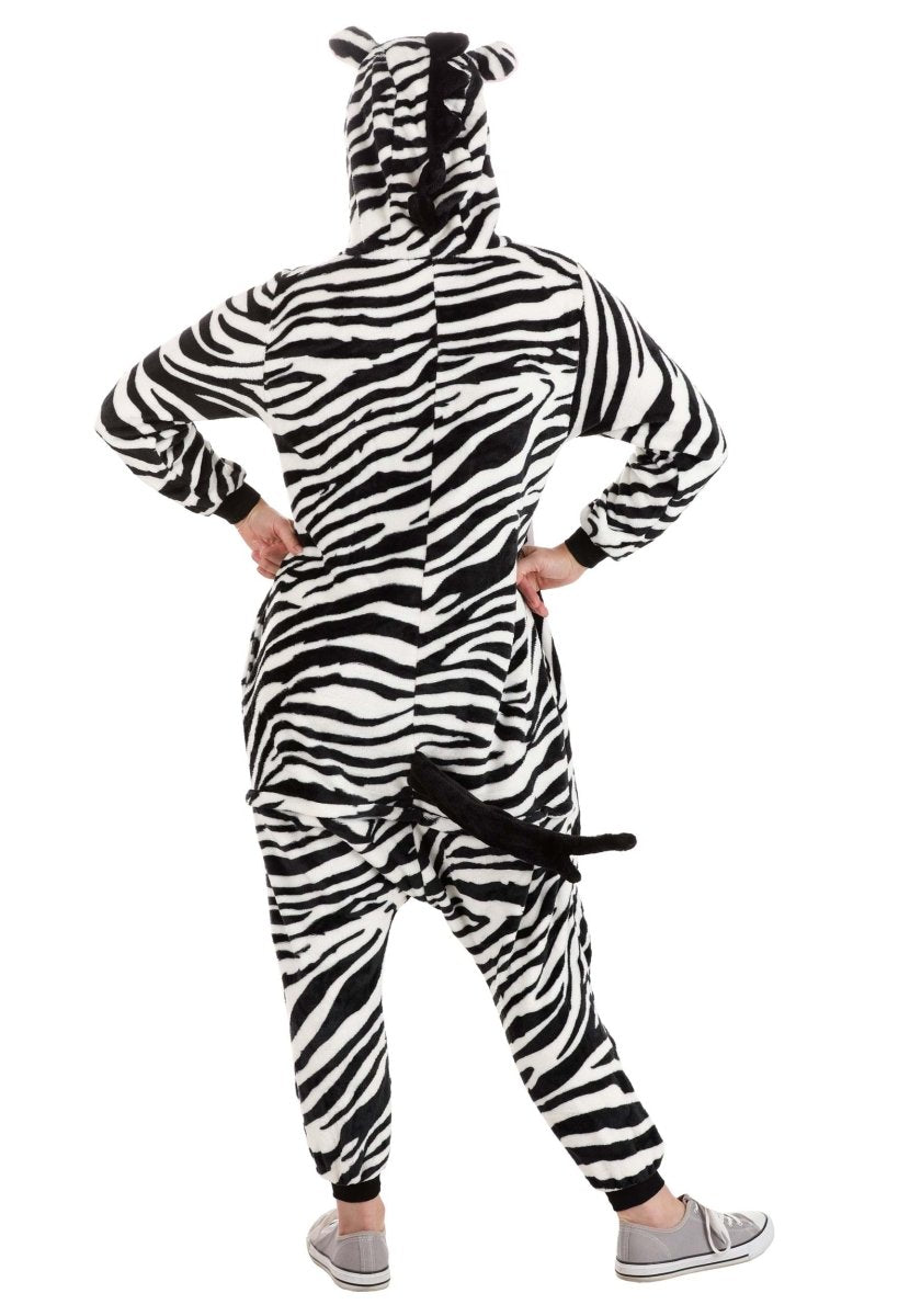 Adult Zebra Animal Onesie
