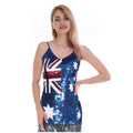 Australia Flag Women's Aussie Sequin Singlet