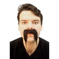 Barber Shop Biker Moustache - Black