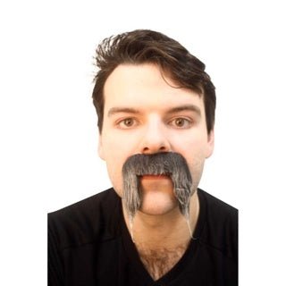Barber Shop Biker Moustache - Grey