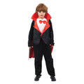Boy Vampire Costume – Jumpsuit with Cape & Bowtie