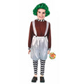 Children Chocolate Factory Oompa Loompa Candy Maker Costume