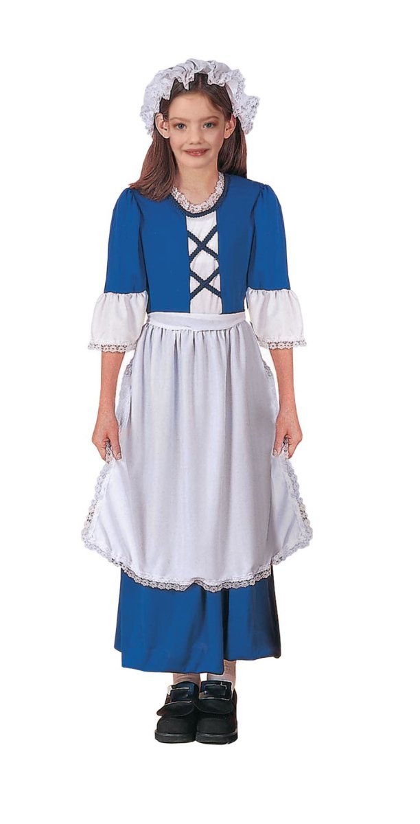 Children Colonial Victorian Girl Costume