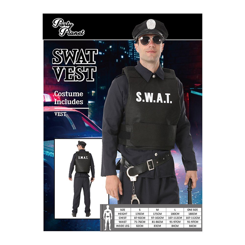 Adult SWAT Police Utility Vest